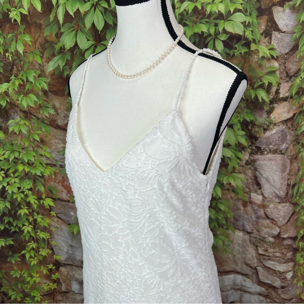 NIKKI REED FOR REVOLVE Ivory Indie Bride Cottagecore Lace Slip Dress, S - Picture 5 of 13